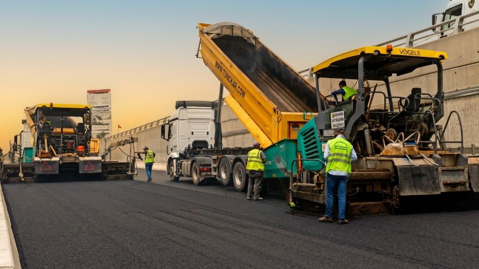 FINISHER AND ASPHALT LAYING